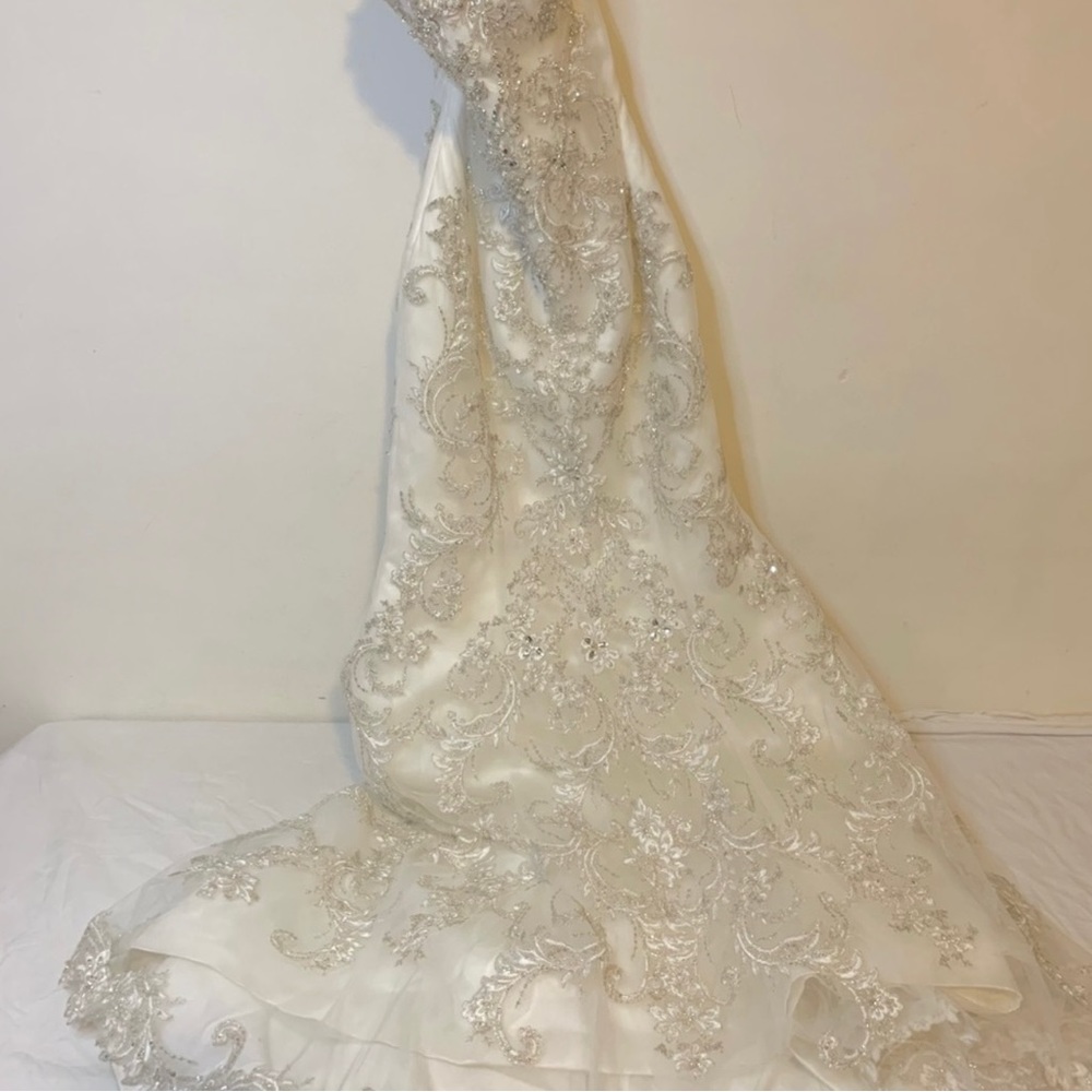 Sottero and Midgley Haute Couture wedding dress gown size 8 Ivory - Picture 11 of 15